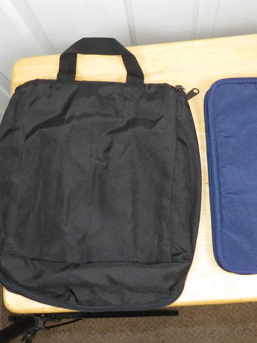 L.L.Bean Travel Bag Bundle - Toiletry Bag &Passport Case/Card Holder Pouch Black